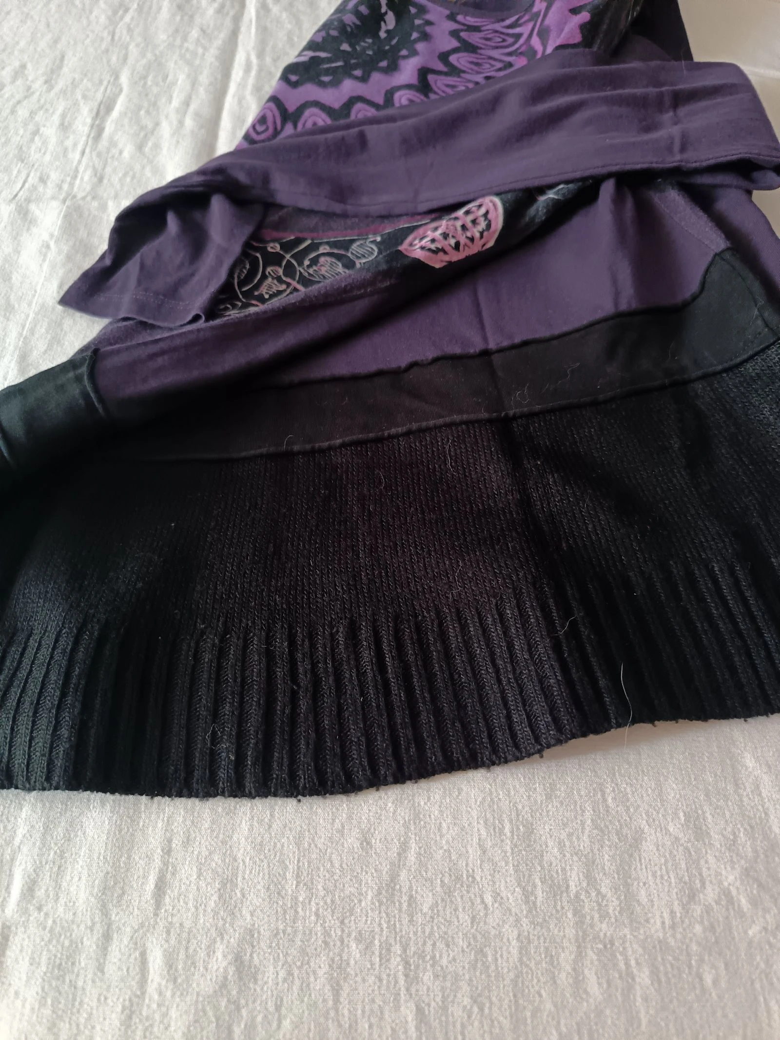 T-shirt de manga longa roxo Desigual tamanho M excelente estado – photo 5